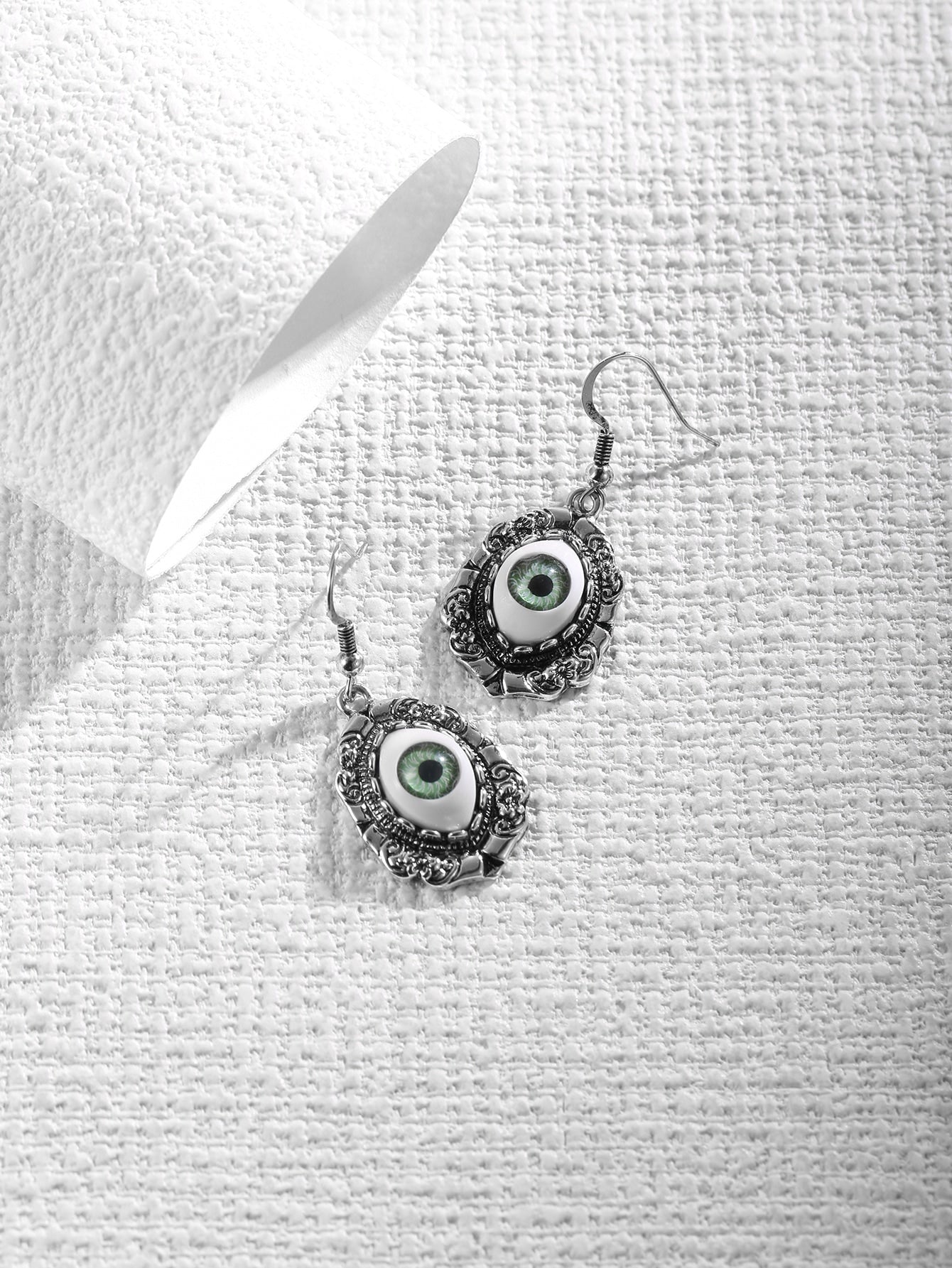 Punk Green Eyes Earrings