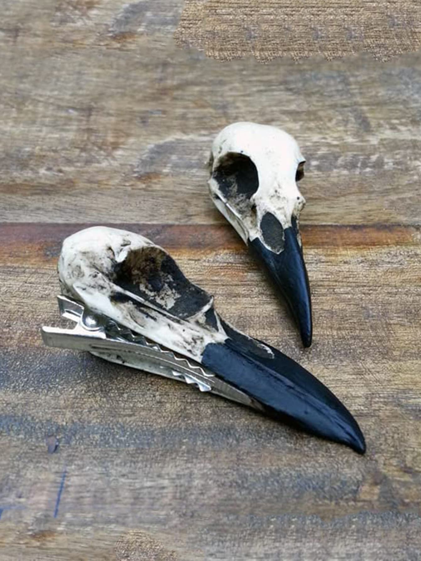 Punk Style Skull Hair Clip 1pc