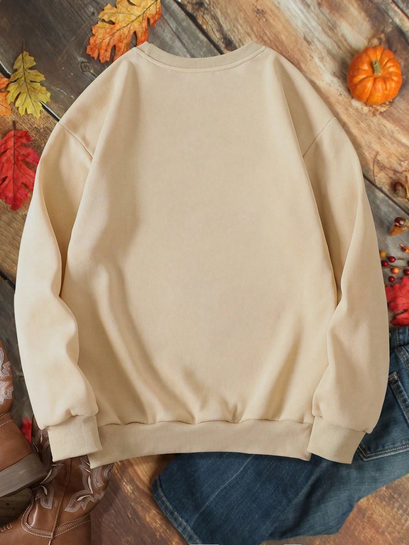 Vintage Ghost Thermal Lined Sweatshirt