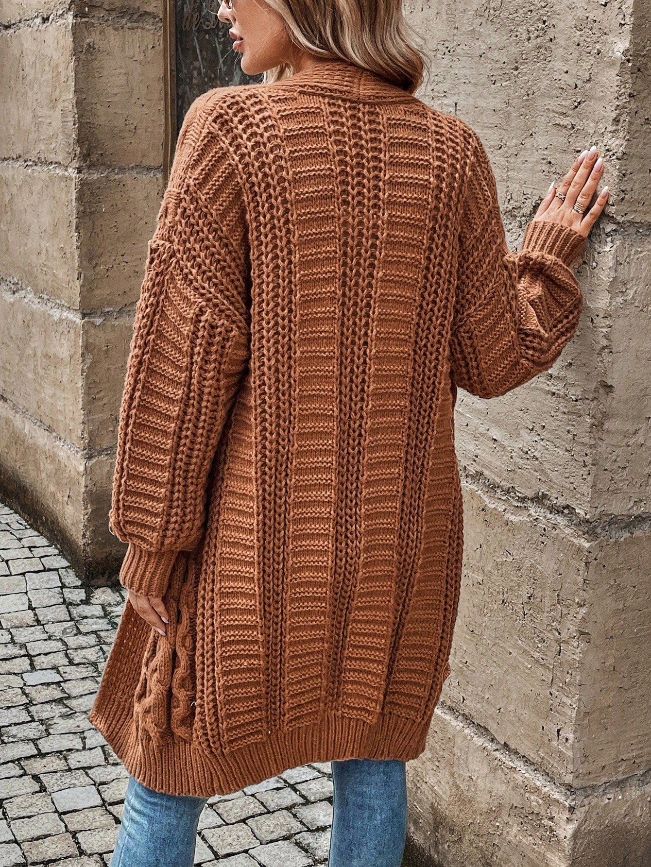 Cruisin Cable Knit Duster