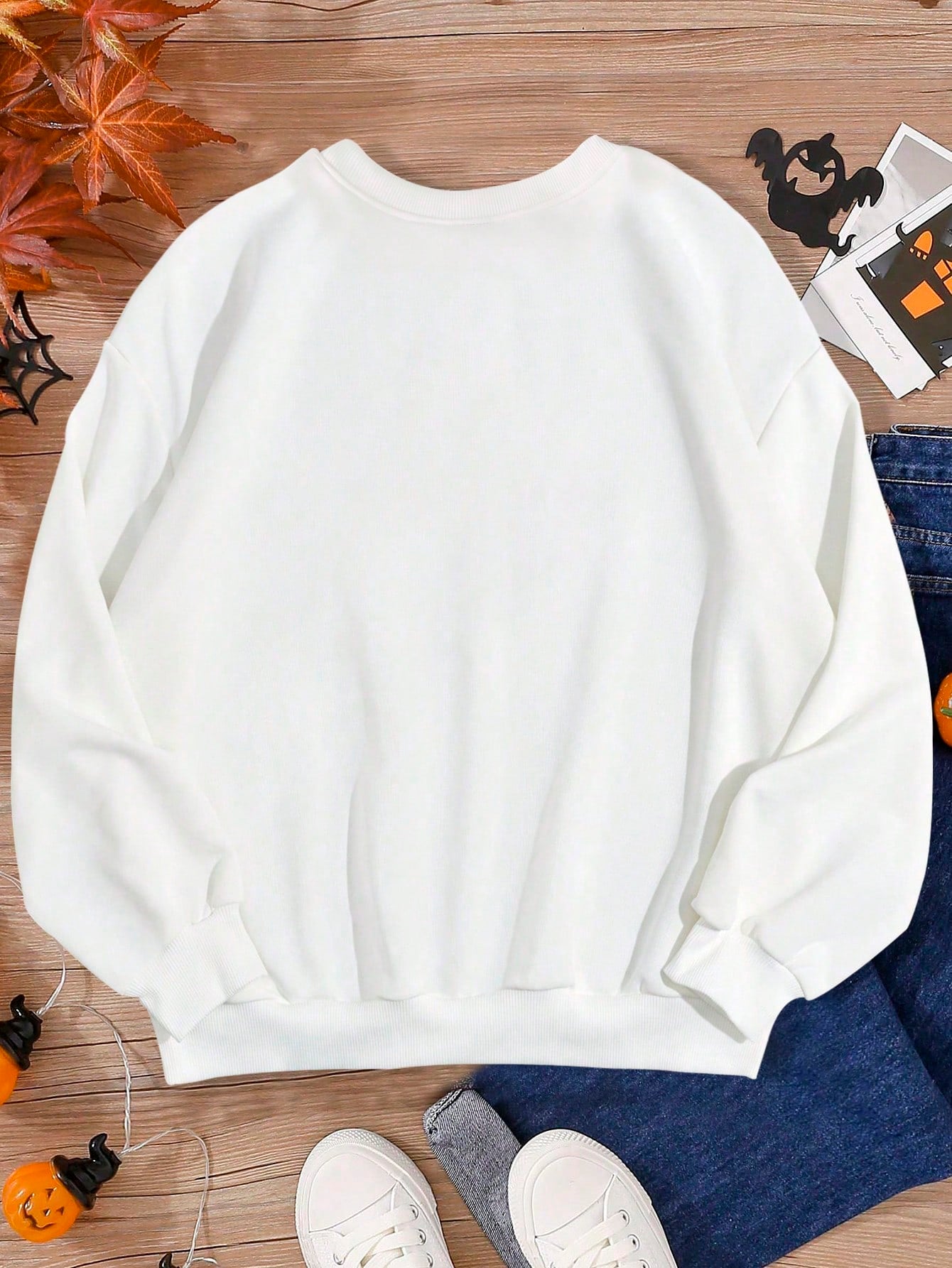 Vintage Ghost Thermal Lined Sweatshirt