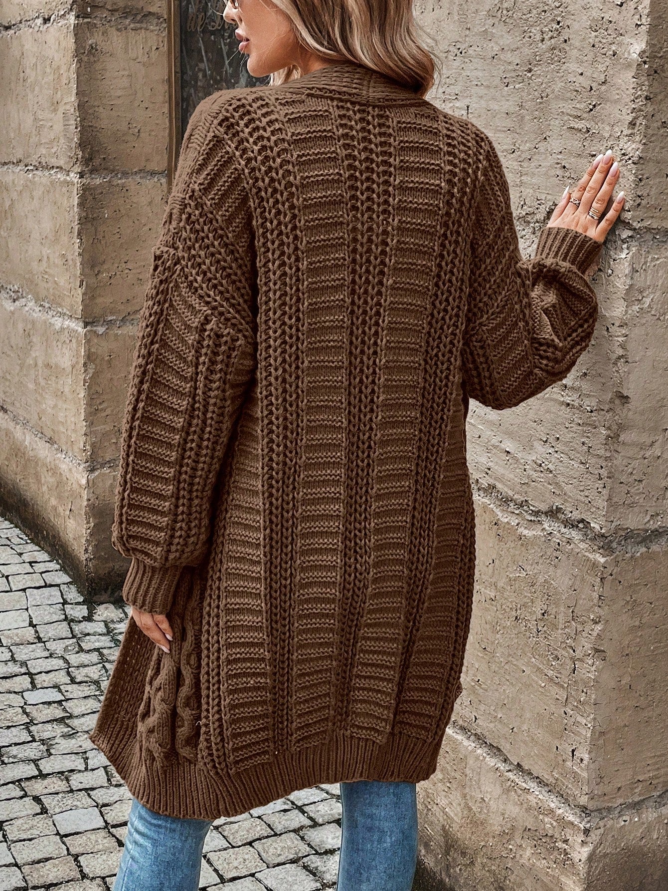 Cruisin Cable Knit Duster