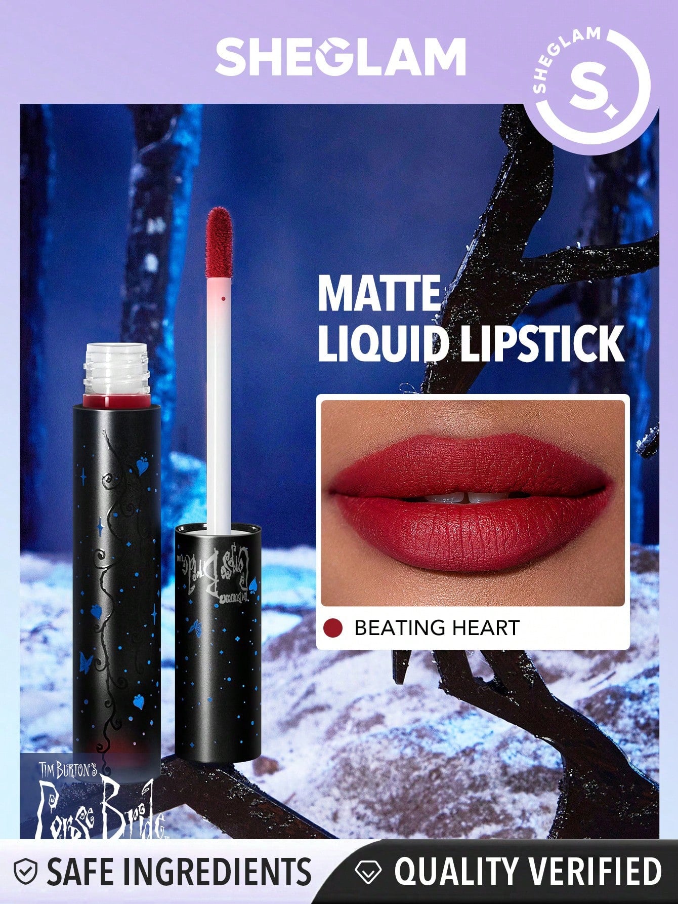 Corpse Bride Everlasting Love Liquid Lipstick-Emily