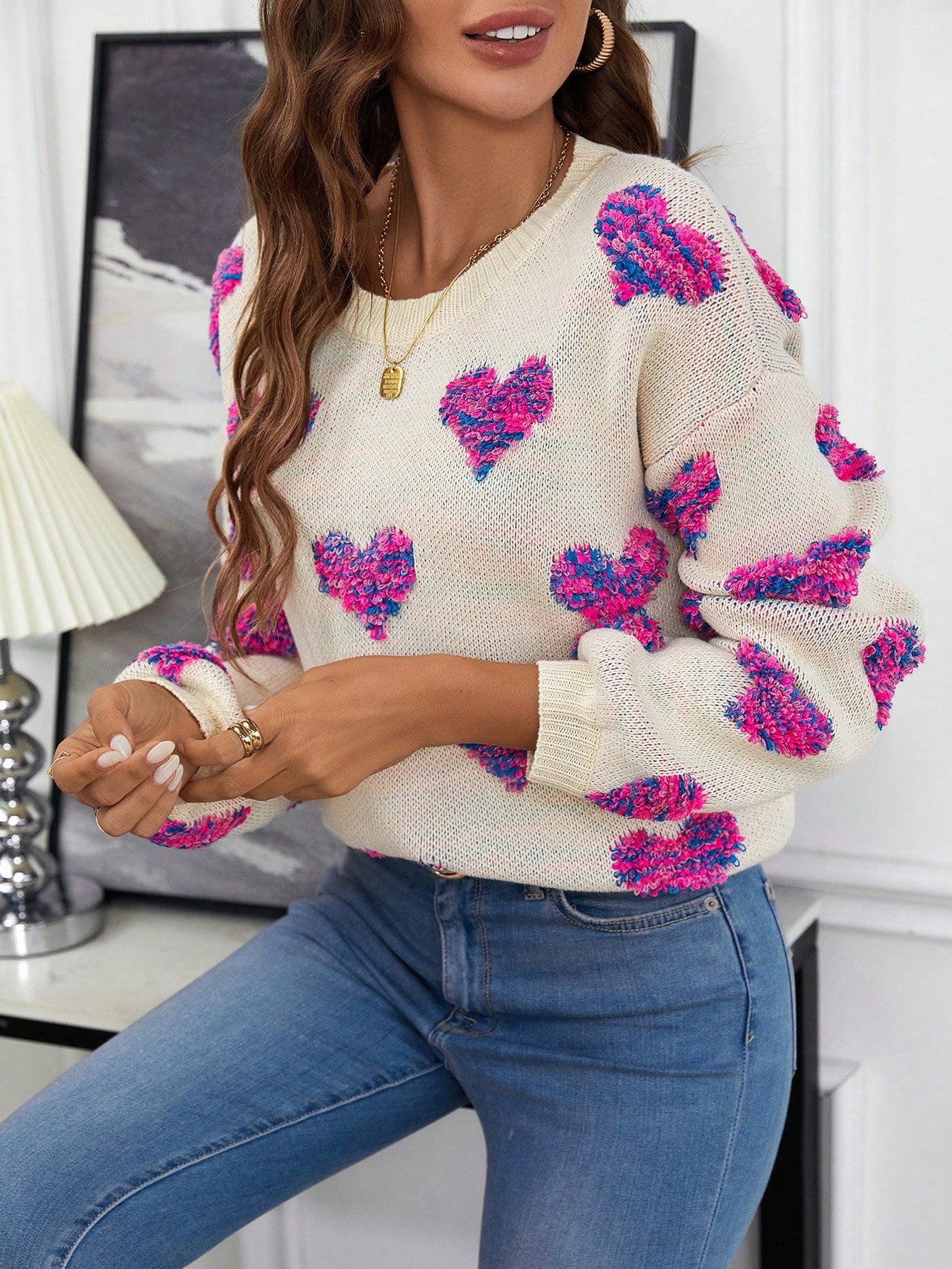 Cupid Heart Sweater