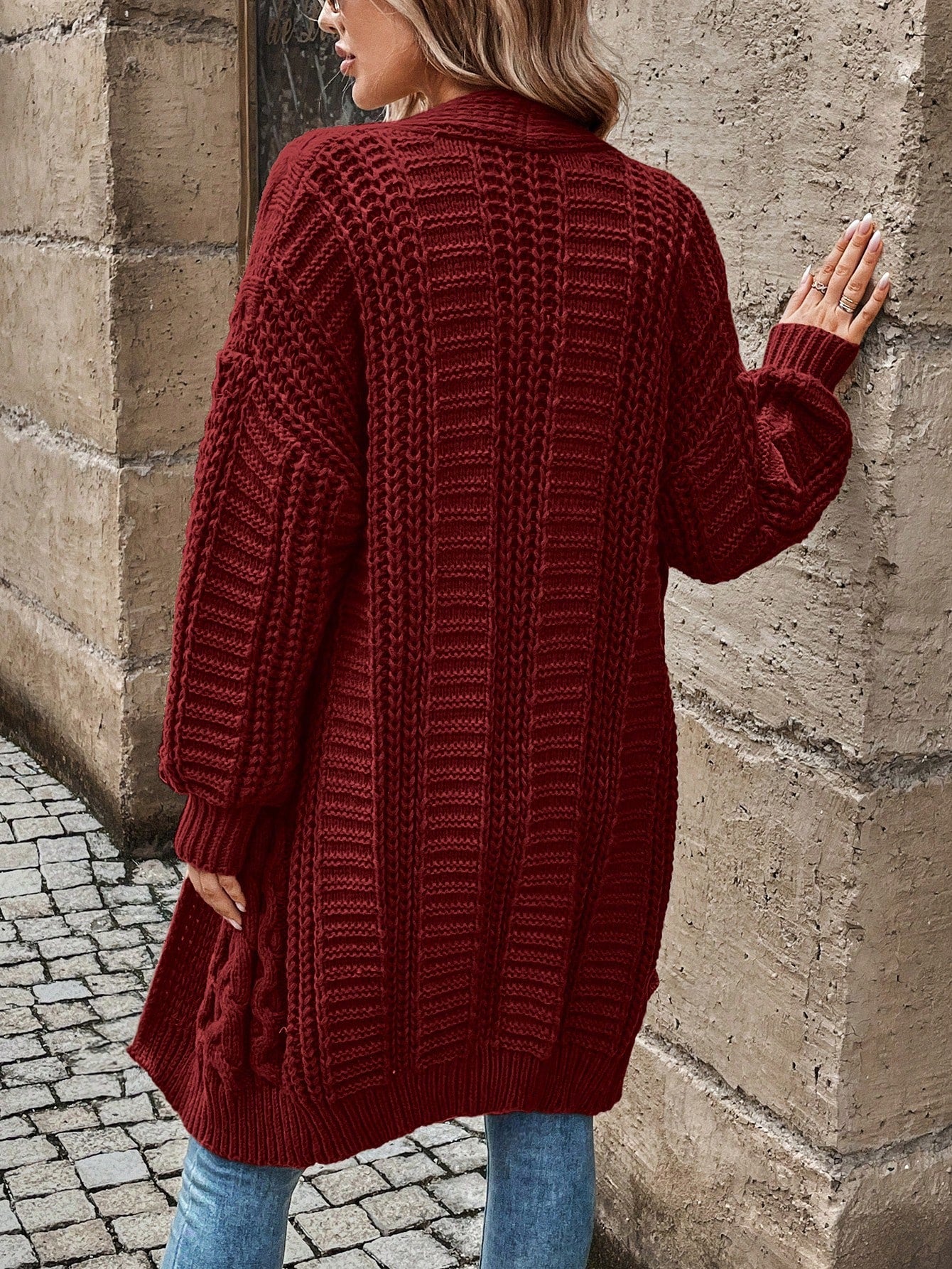 Cruisin Cable Knit Duster