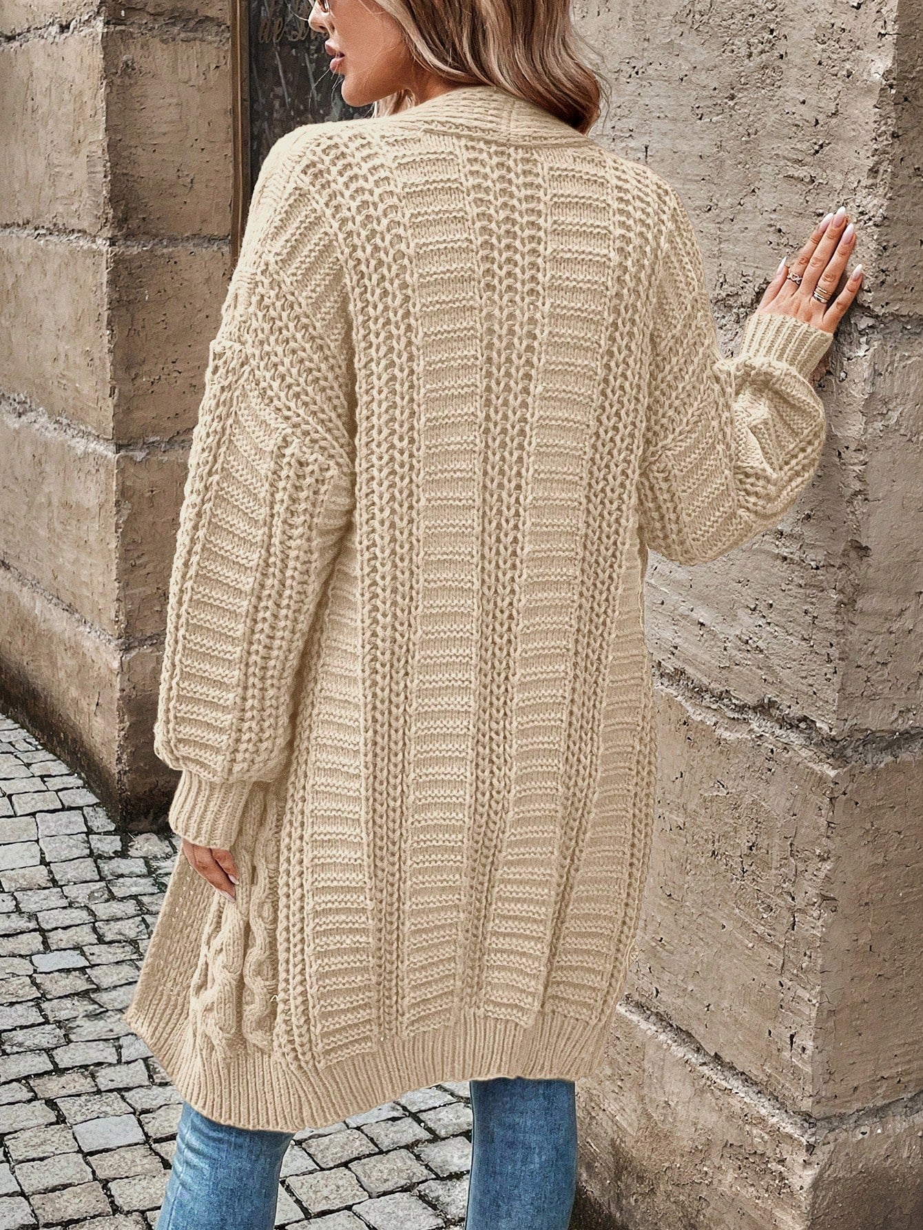 Cruisin Cable Knit Duster