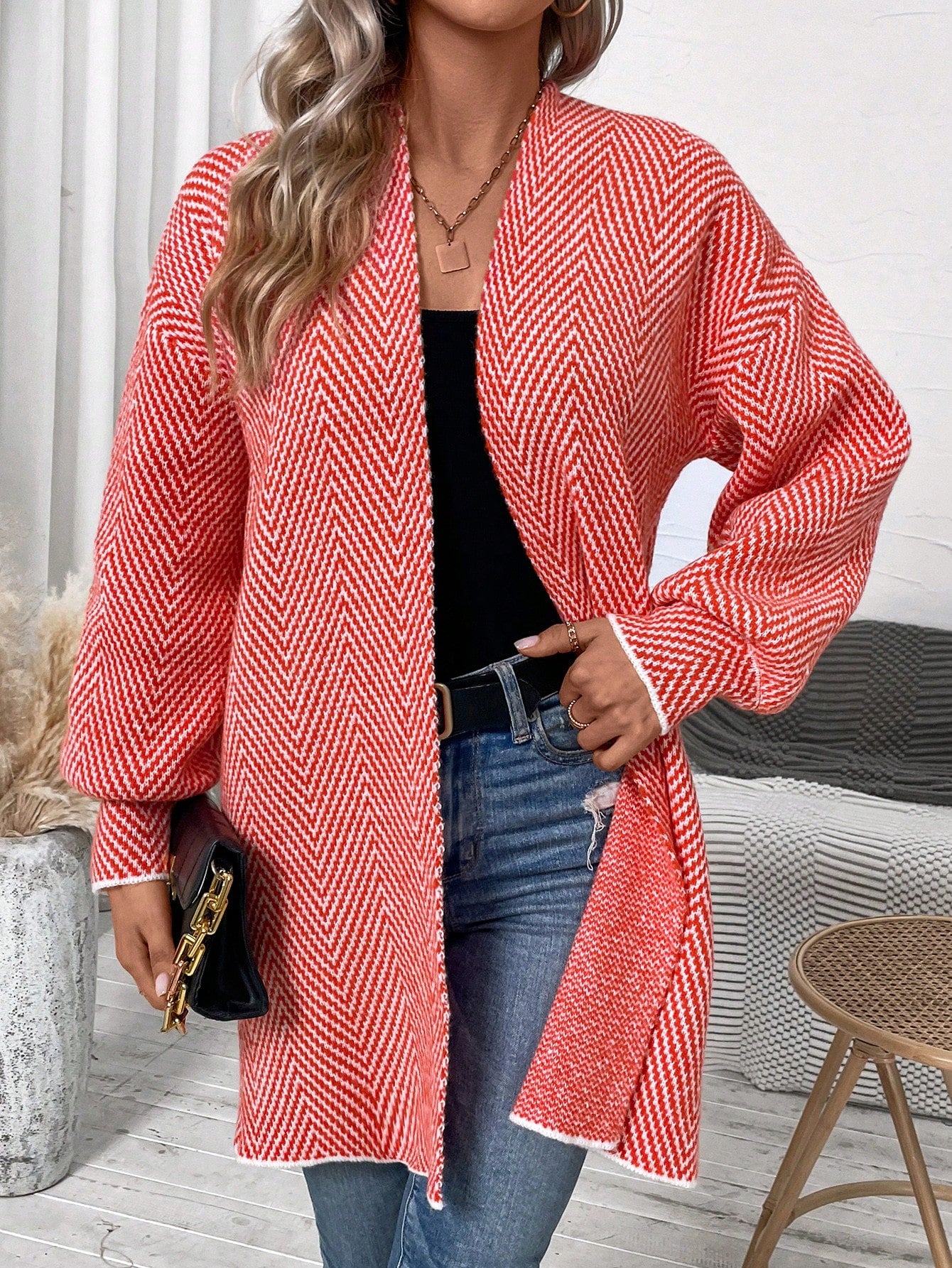 Breezy Nights Hooded Duster Cardigan