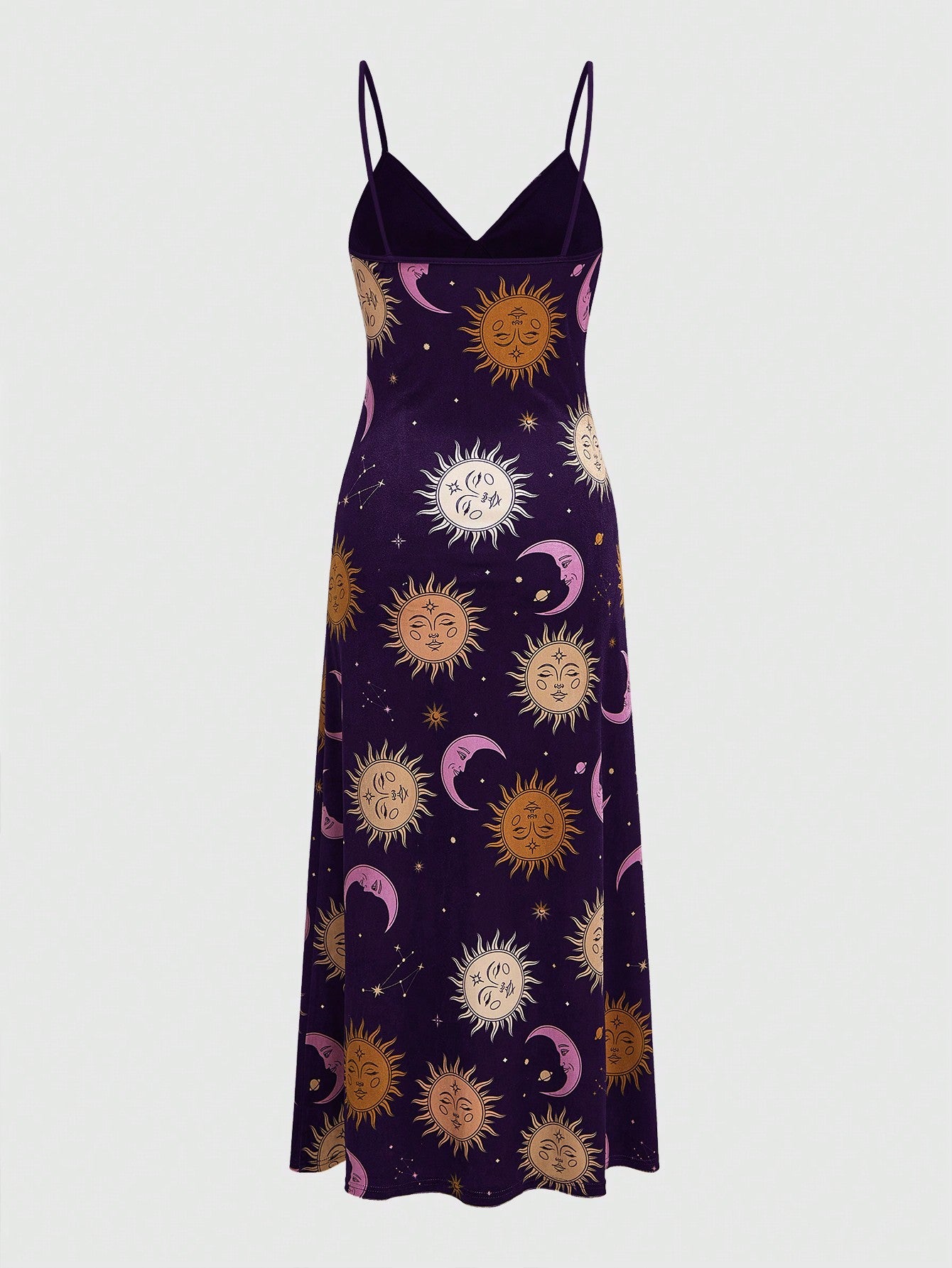Hippie Sun & Moon Print Cami Dress