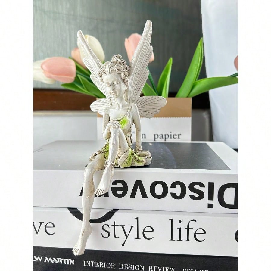 Angle Fairy Statue - Add A Magical Touch To Your Garden, Home, Or Office!