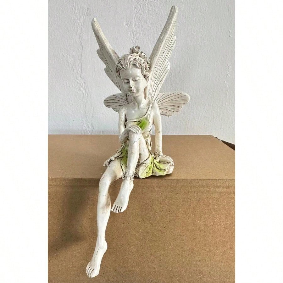 Angle Fairy Statue - Add A Magical Touch To Your Garden, Home, Or Office!