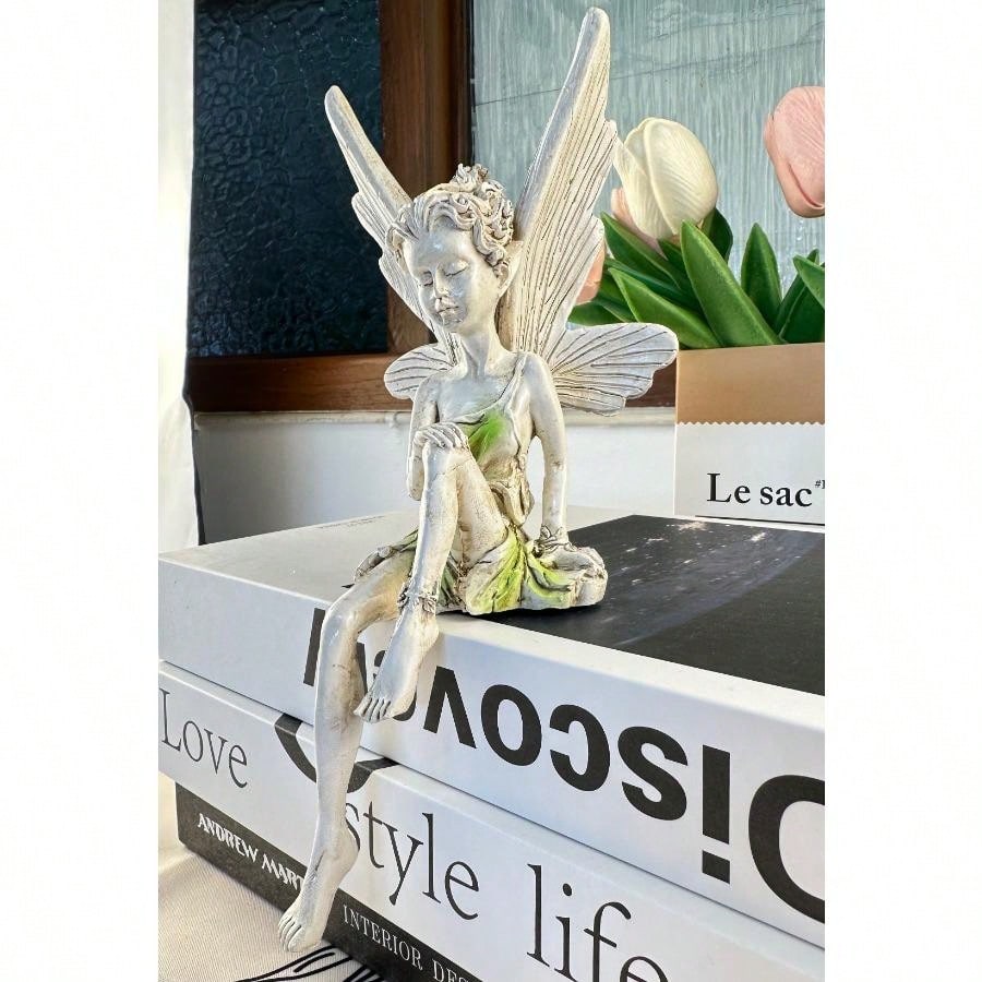 Angle Fairy Statue - Add A Magical Touch To Your Garden, Home, Or Office!